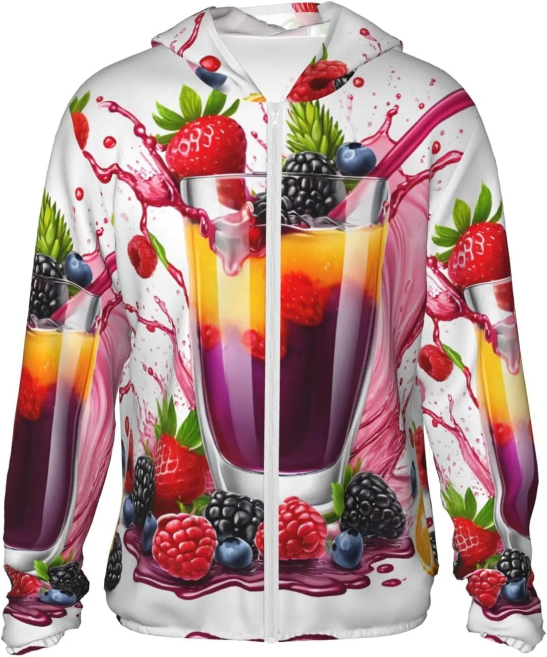 

Толстовка с принтом Fresh Fruit Juices для защиты от солнца TONAUA