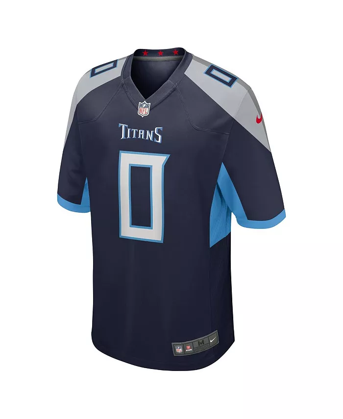 Мужская игровая футболка Calvin Ridley в синем цвете Tennessee Titans Nike — фото 2