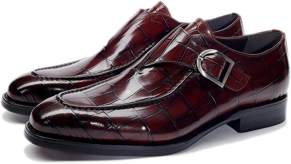 

Мужские туфли-монки, для вечеринок, банкетов, торжественных мероприятий, работы, офиса, прогулок, деловые, кожаные, черные, размер 43/UK 8.5/US 9 Grvpm