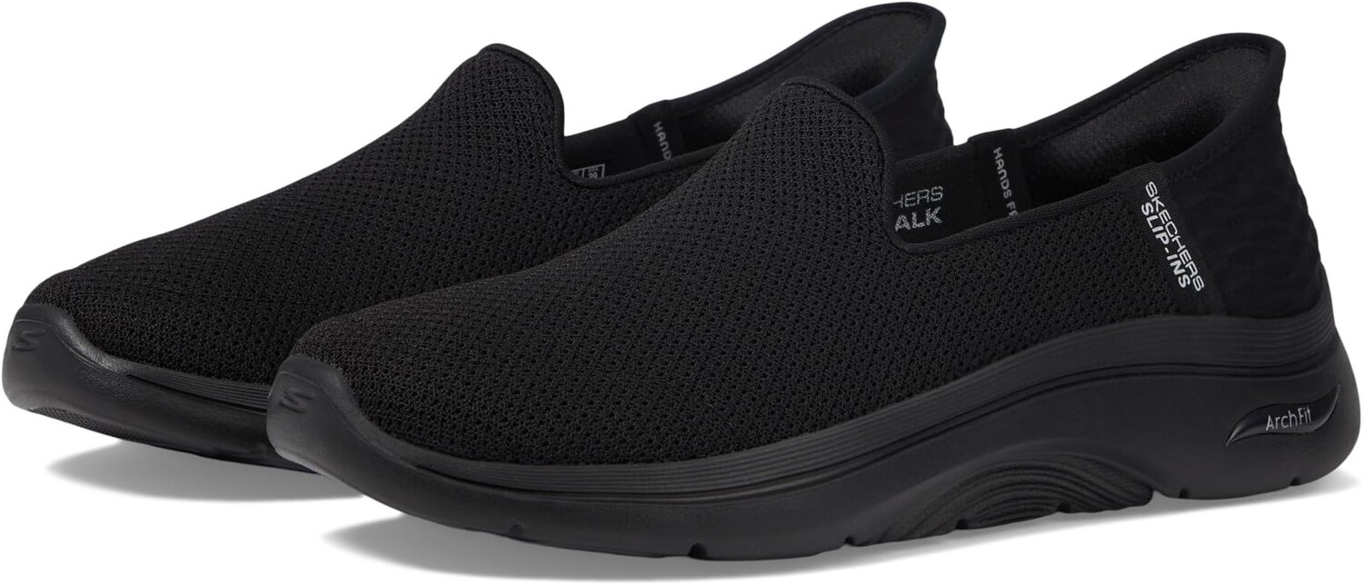Кроссовки Go Walk Arch Fit 2.0 Delara Hands Free Slip-Ins SKECHERS Performance, черный