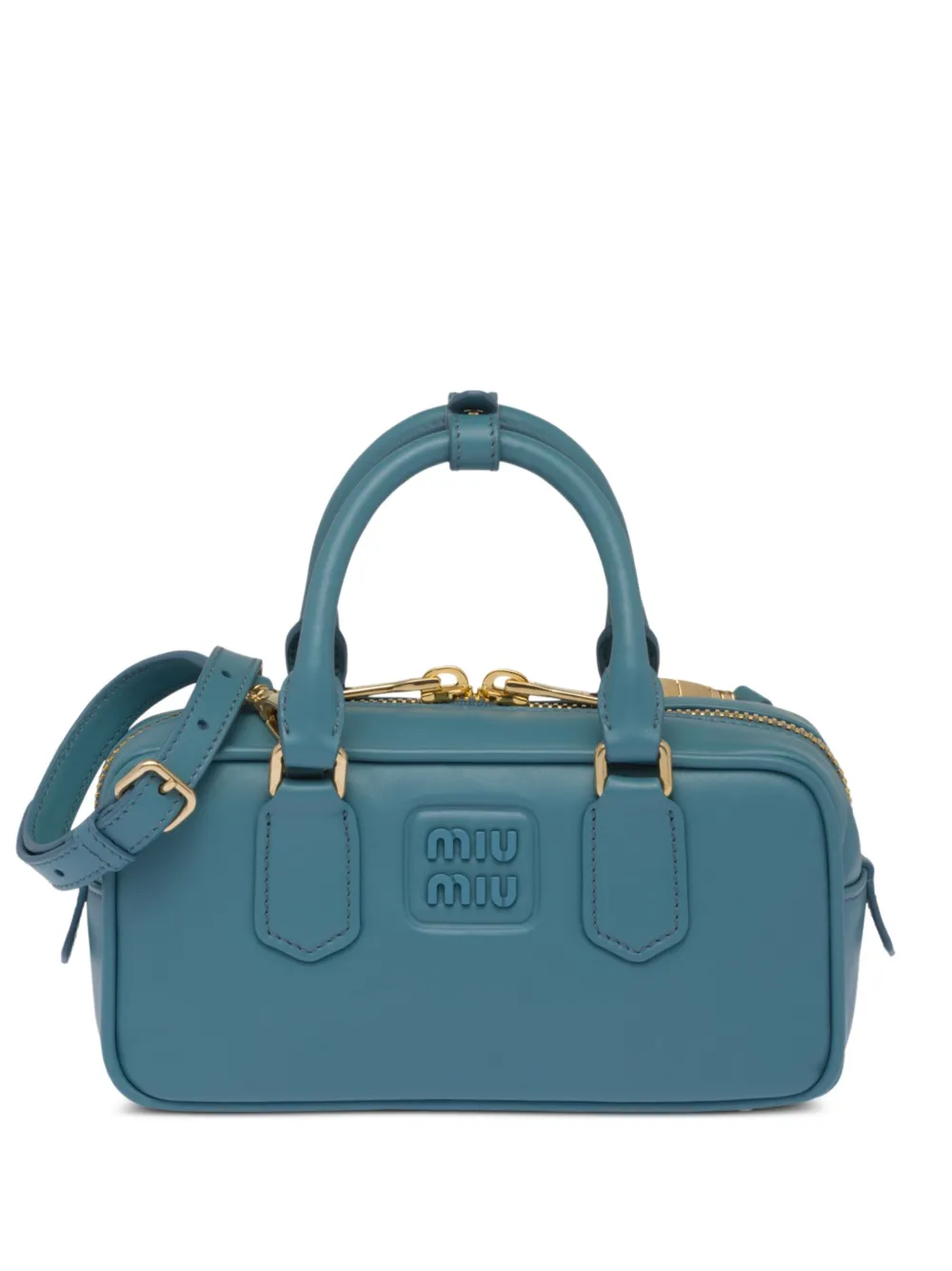 

Мини-сумка с логотипом MIU MIU, синий