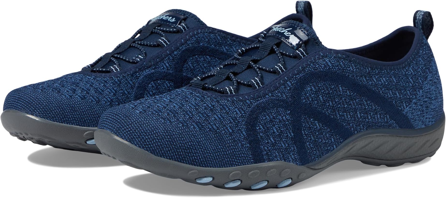 

Кроссовки SKECHERS Breathe-Easy - Fortuneknit, темно-синий