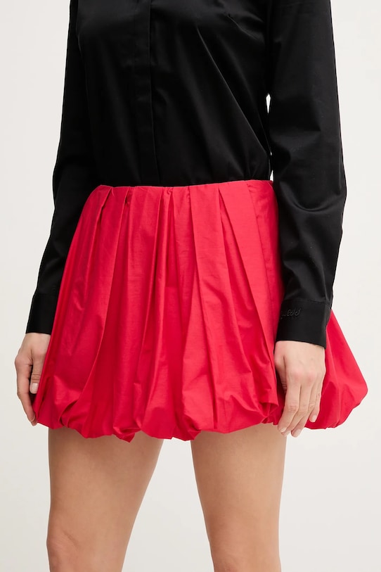 

Хлопковая юбка Pinko, красный