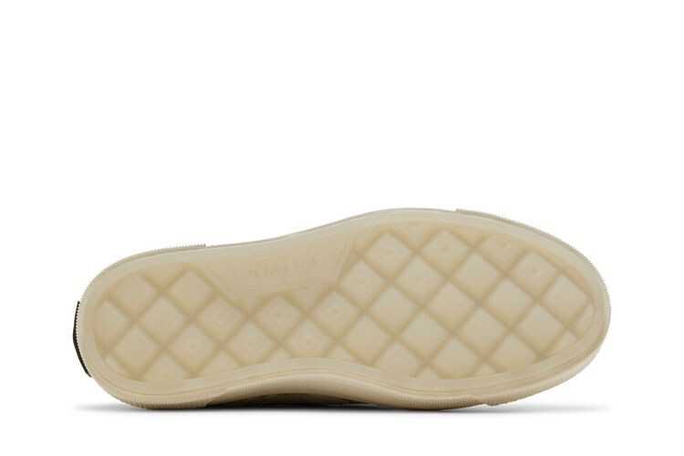 Кроссовки Amiri Wmns Stars Court Low Cream, кремовый — фото 4