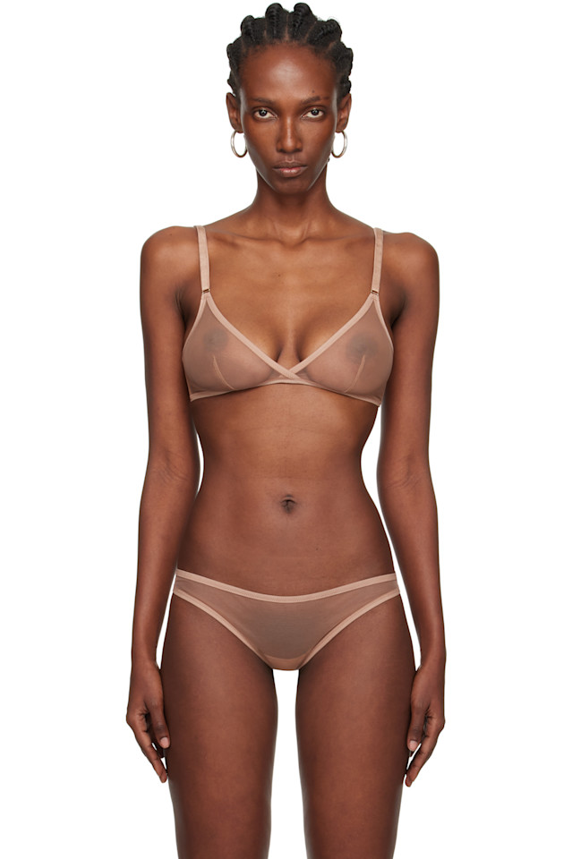 

Мягкий бюстгальтер Жанны Yasmine Eslami, бежевый