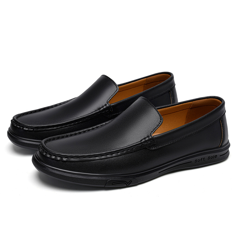 Повседневные кожаные туфли Men's PEHL, черный — фото 4
