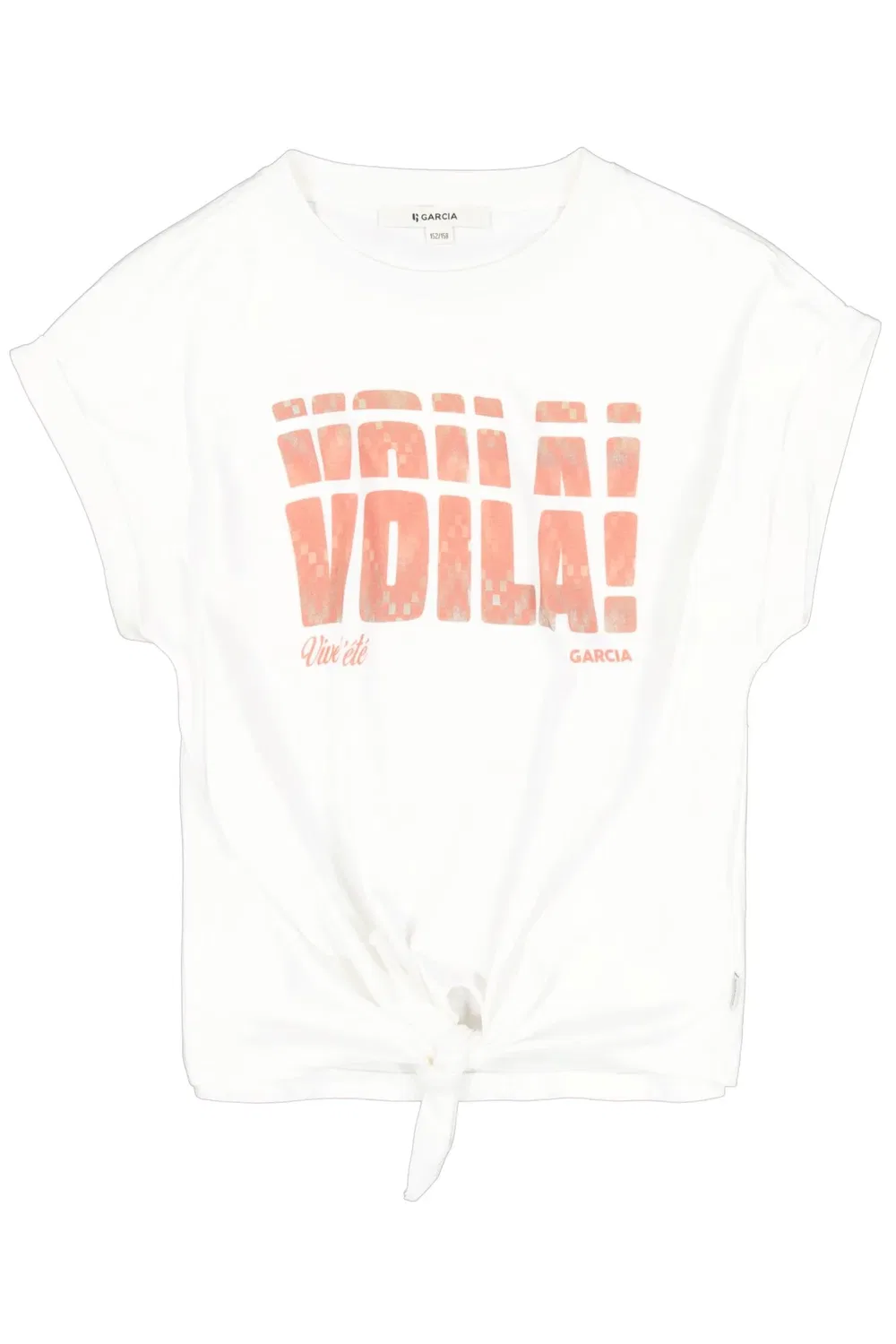 Футболка с узлом, Garcia, off white