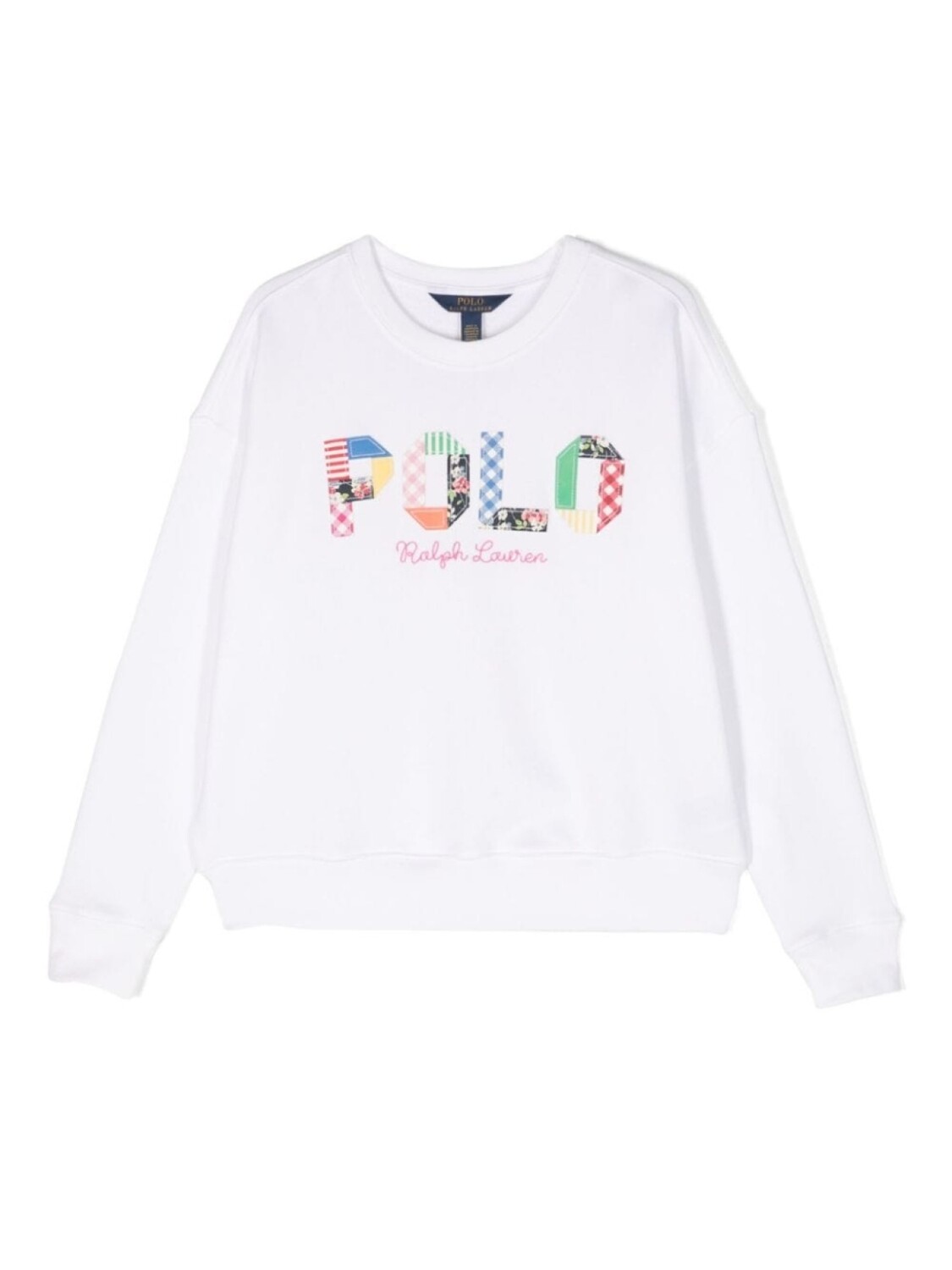 

Толстовка Bubble в технике пэчворк Ralph Lauren Kids, белый