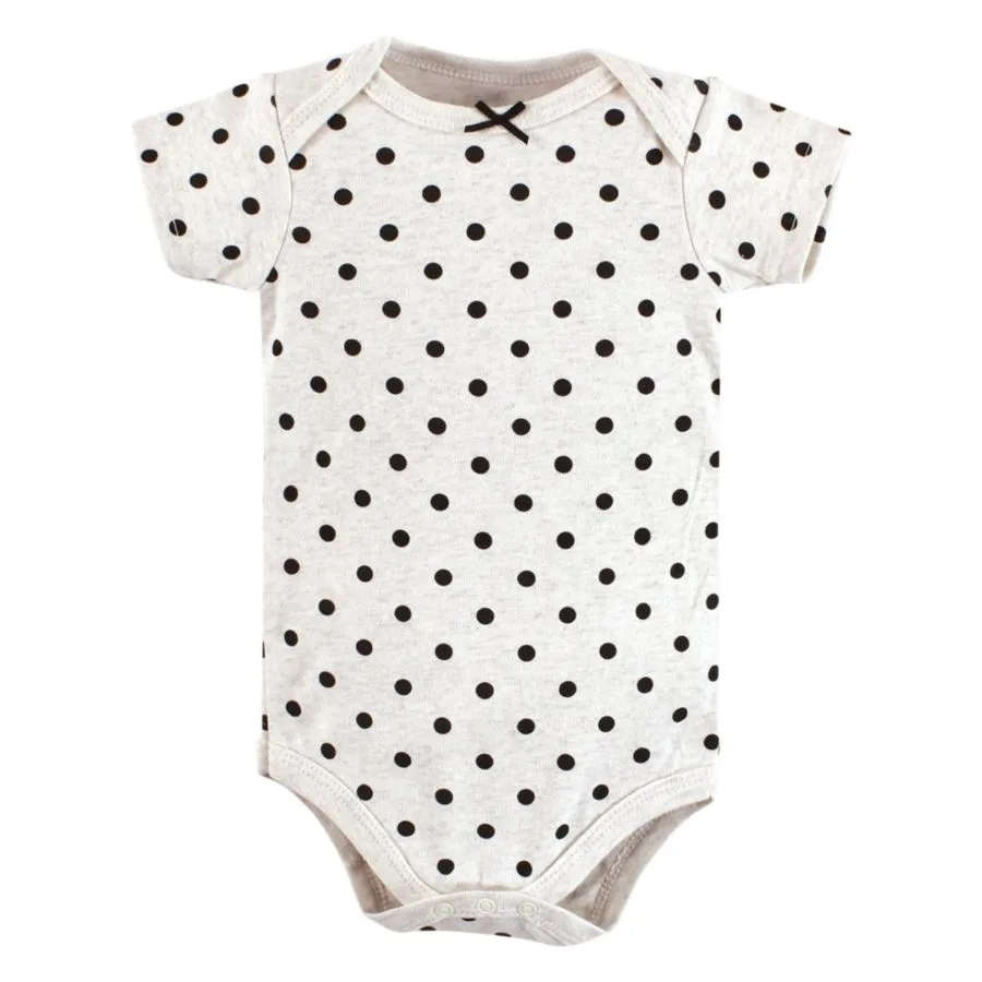 Хлопковые боди, набор из 7 штук Hudson Baby, cinnamon розовый prints — фото 2