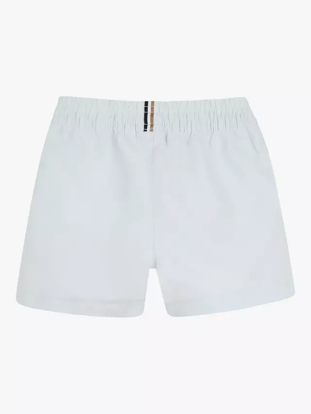 Детские плавательные шорты с логотипом, цвет зеленый росток HUGO BOSS — фото 2