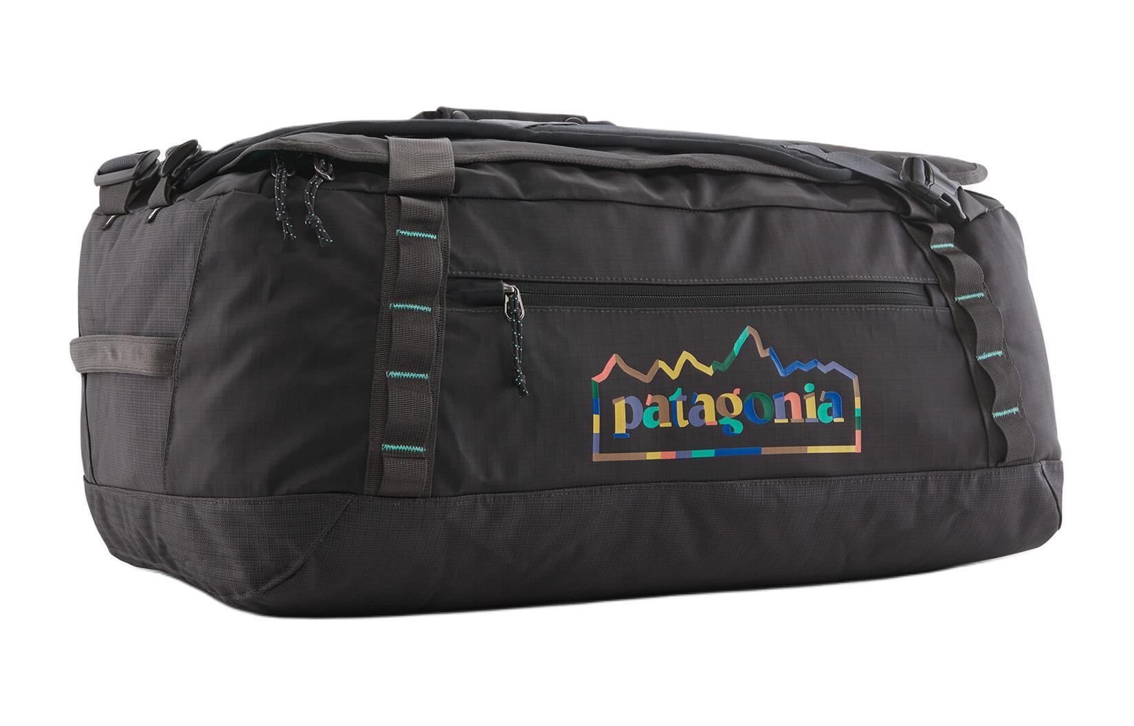 

Patagonia 55-литровый рюкзак дорожная сумка из полиэстера унисекс, Ink Black