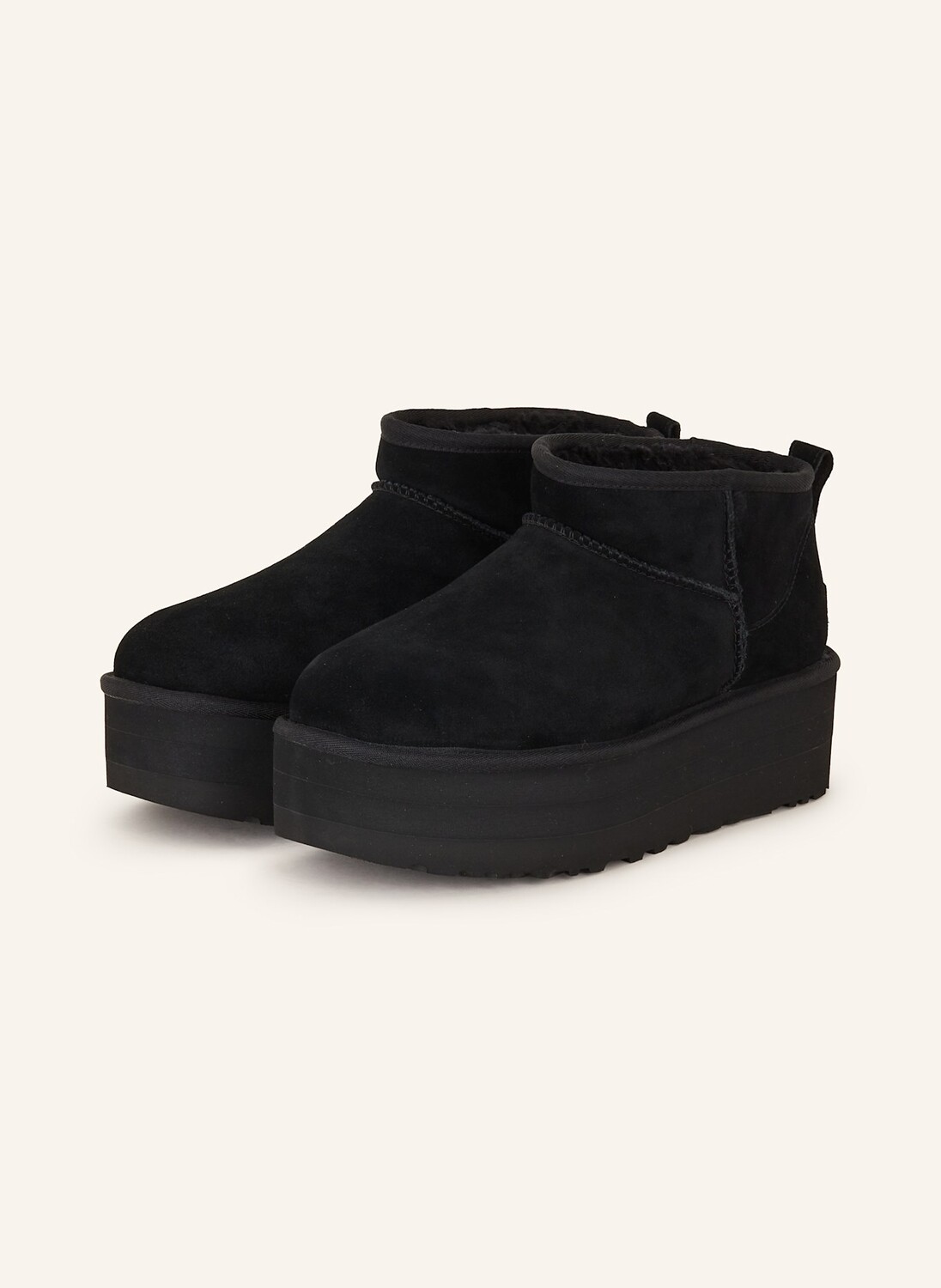Сапоги UGG Classic на платформе, черный