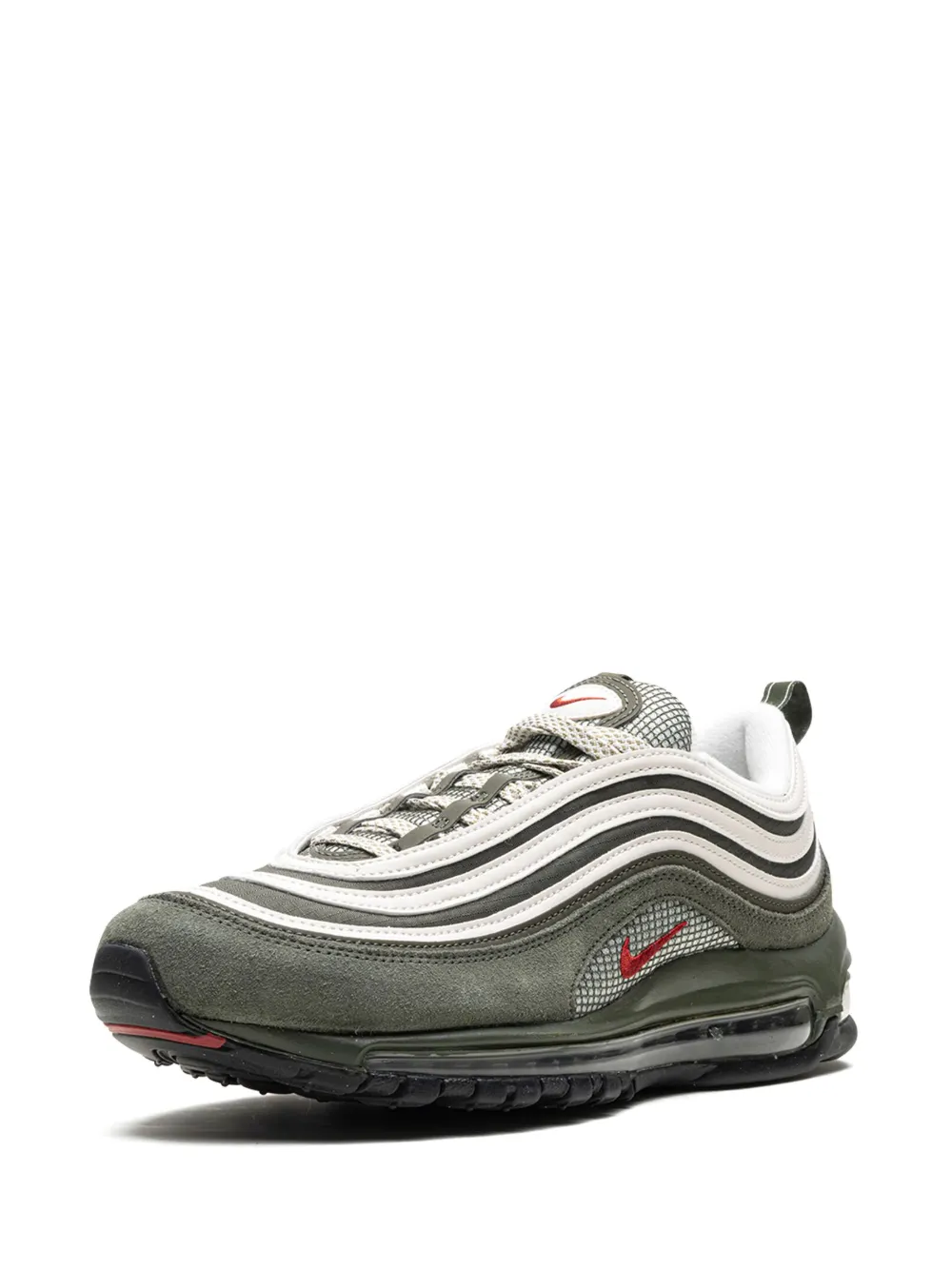 Кроссовки Air Max 97 Cargo Khaki/Rugged Orange Nike, зеленый — фото 3