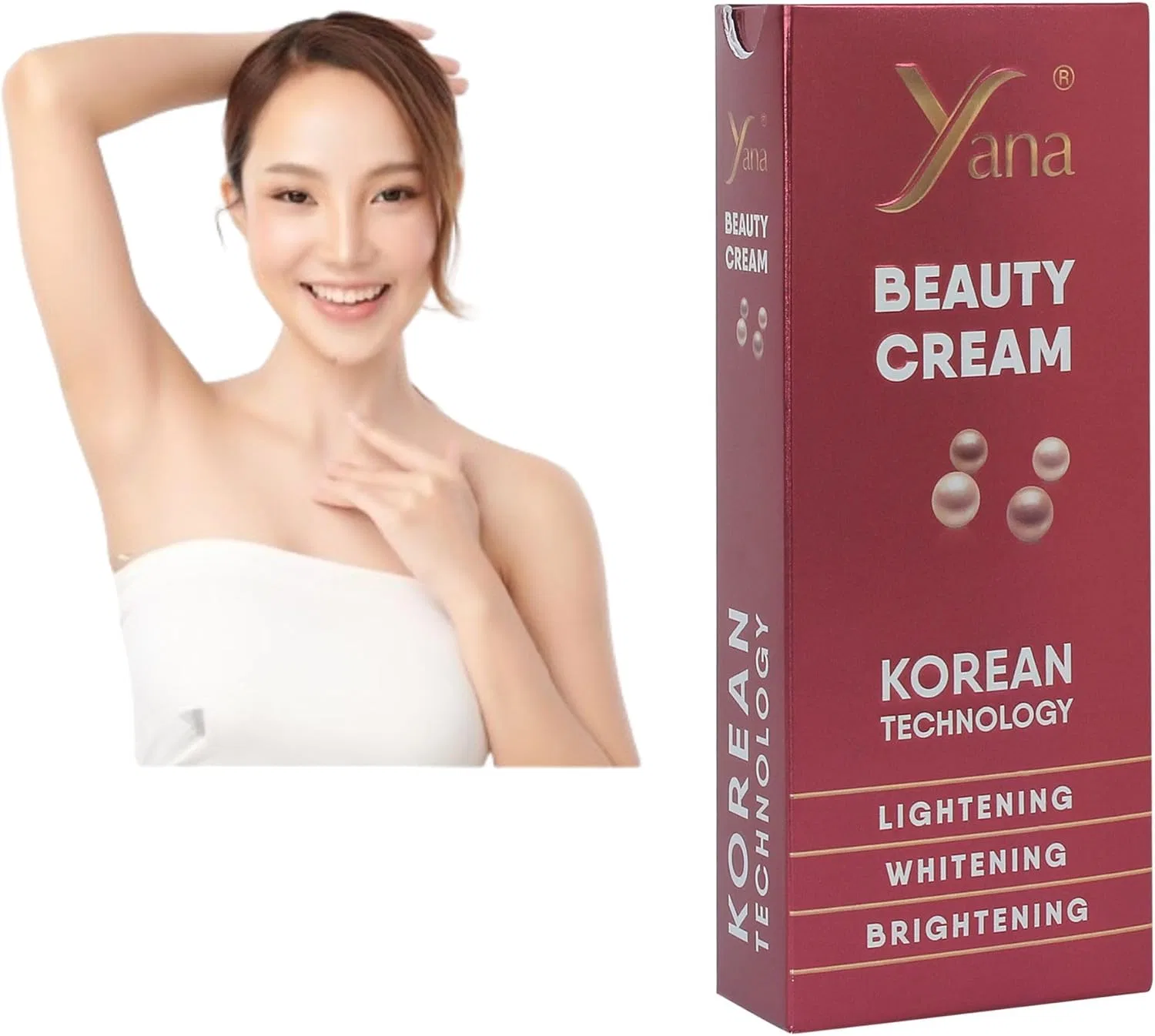 Дневной крем с ниацинамидом Yana Beauty Natural Glow, 0.5 кг