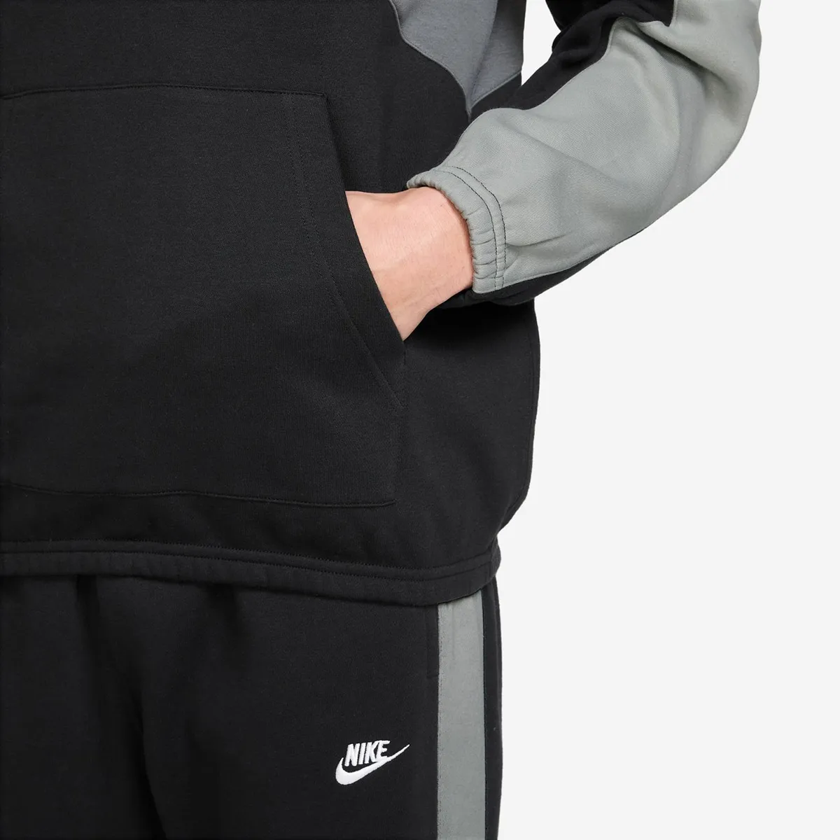 Мужской спортивный костюм Club Fleece Hded Track Gx Nike, черный — фото 3