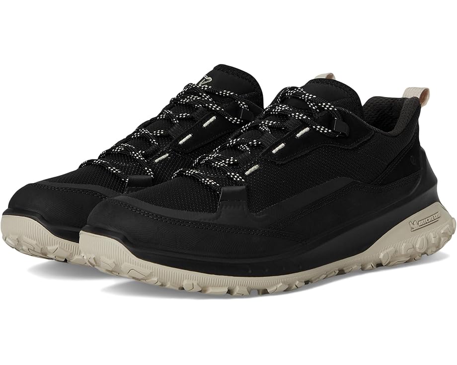 

Походные ботинки ECCO Sport Ultra Terrain Waterproof Low Hiking Shoe, цвет Black Oil Nubuk/Black