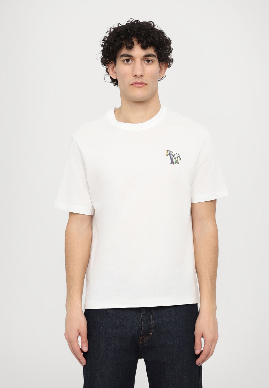 

Футболка с принтом ZEBRA PUFF PS Paul Smith, белый