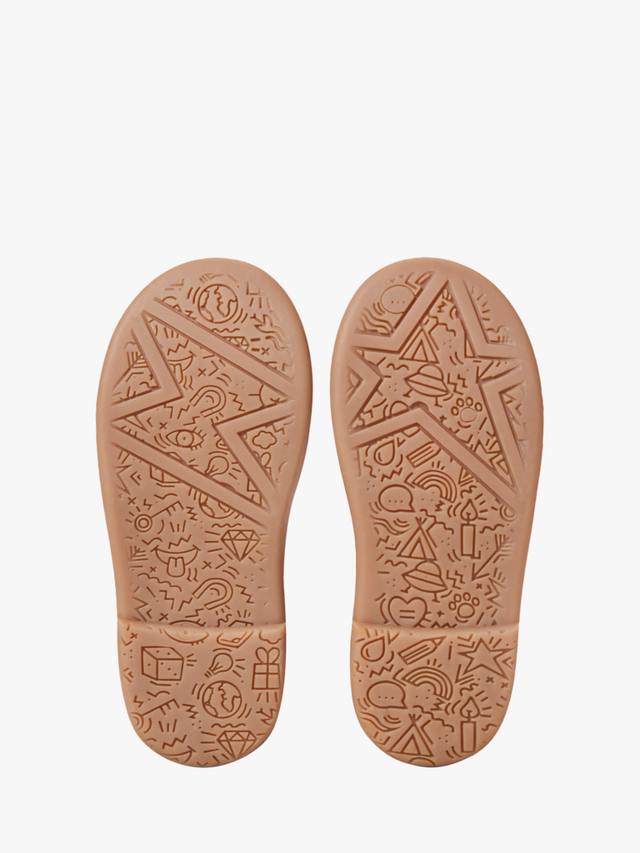 Детские сандалии Rae Leather с перекрестными ремешками Zig+Star, Gold — фото 4