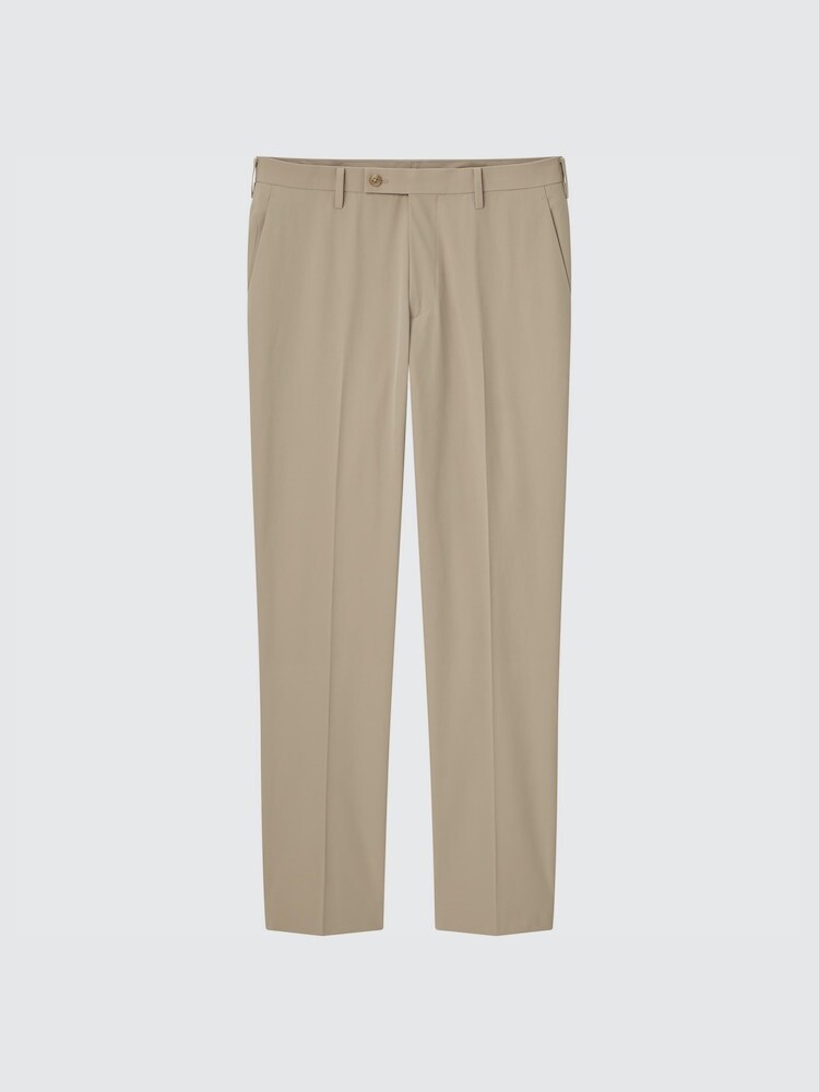 

Брюки легкие Uniqlo Uniqlo, бежевый