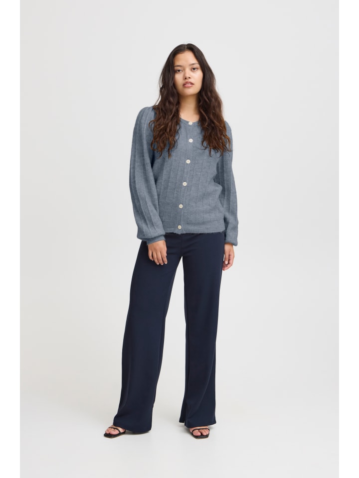 

Кардиган свободного кроя IHKAMARA в цвете Blue Mirage ICHI