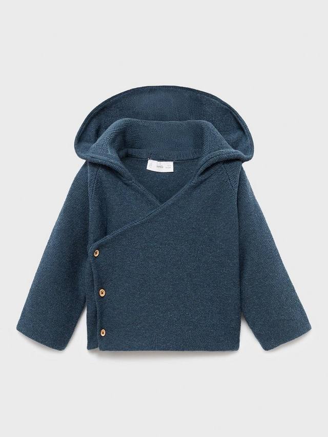 

Детский кардиган Caceres из хлопковой смеси Mango, Dark Blue