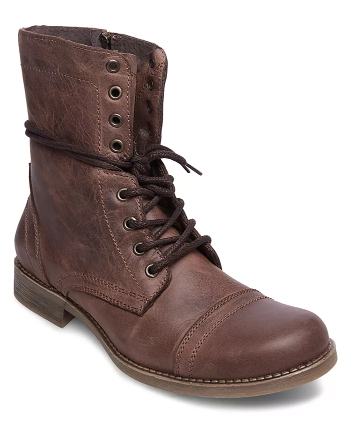 

Мужские кожаные ботинки Troopah Steve Madden, черный