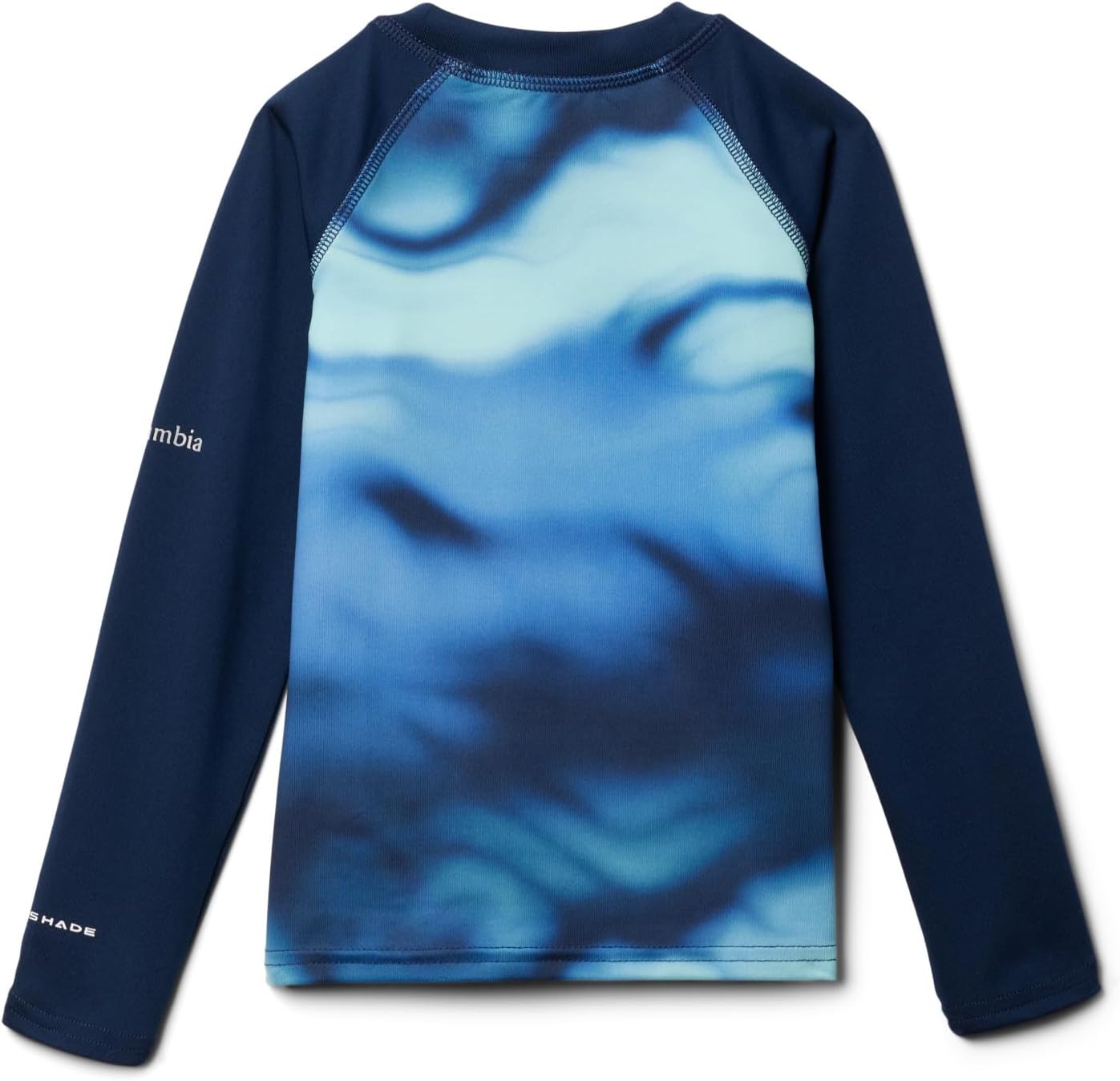 Columbia Unisex-Child Sandy Shores Printed Long Sleeve Sunguard, Coll Navy Undercurrent/Coll Navy — фото 4