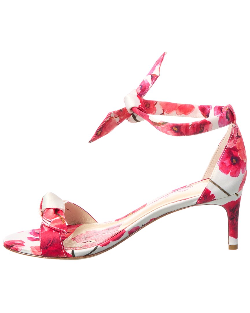 Alexandre Birman Clarita 60 Satin Sandal, розовый — фото 2