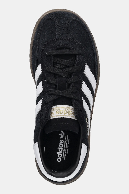 Замшевые кроссовки Handball Spezial Adidas Originals, черный — фото 4