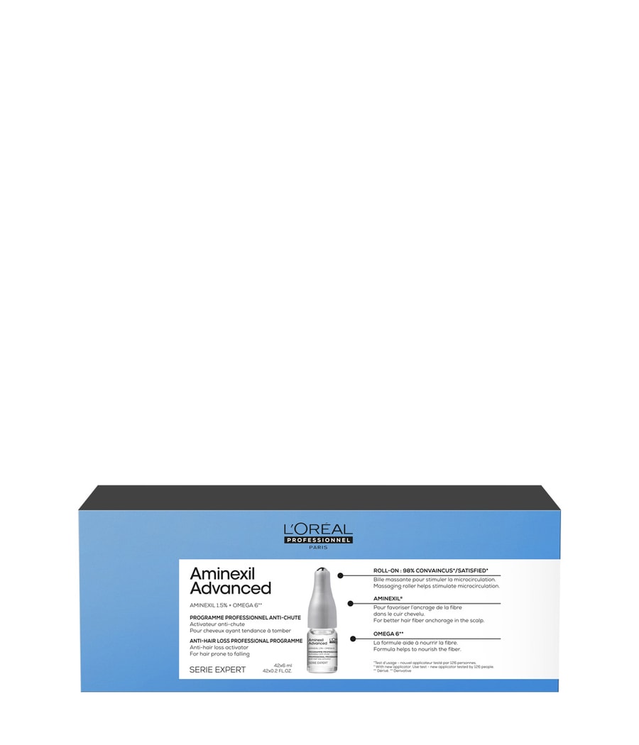 

Сыворотка для волос L'Oréal Professionnel Paris Serie Expert Aminexil Advanced Anti-Hair Loss Programme, 42x6 ml