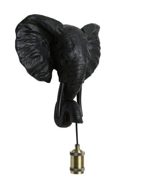 

Настенный светильник Light & Living Elephant, черный
