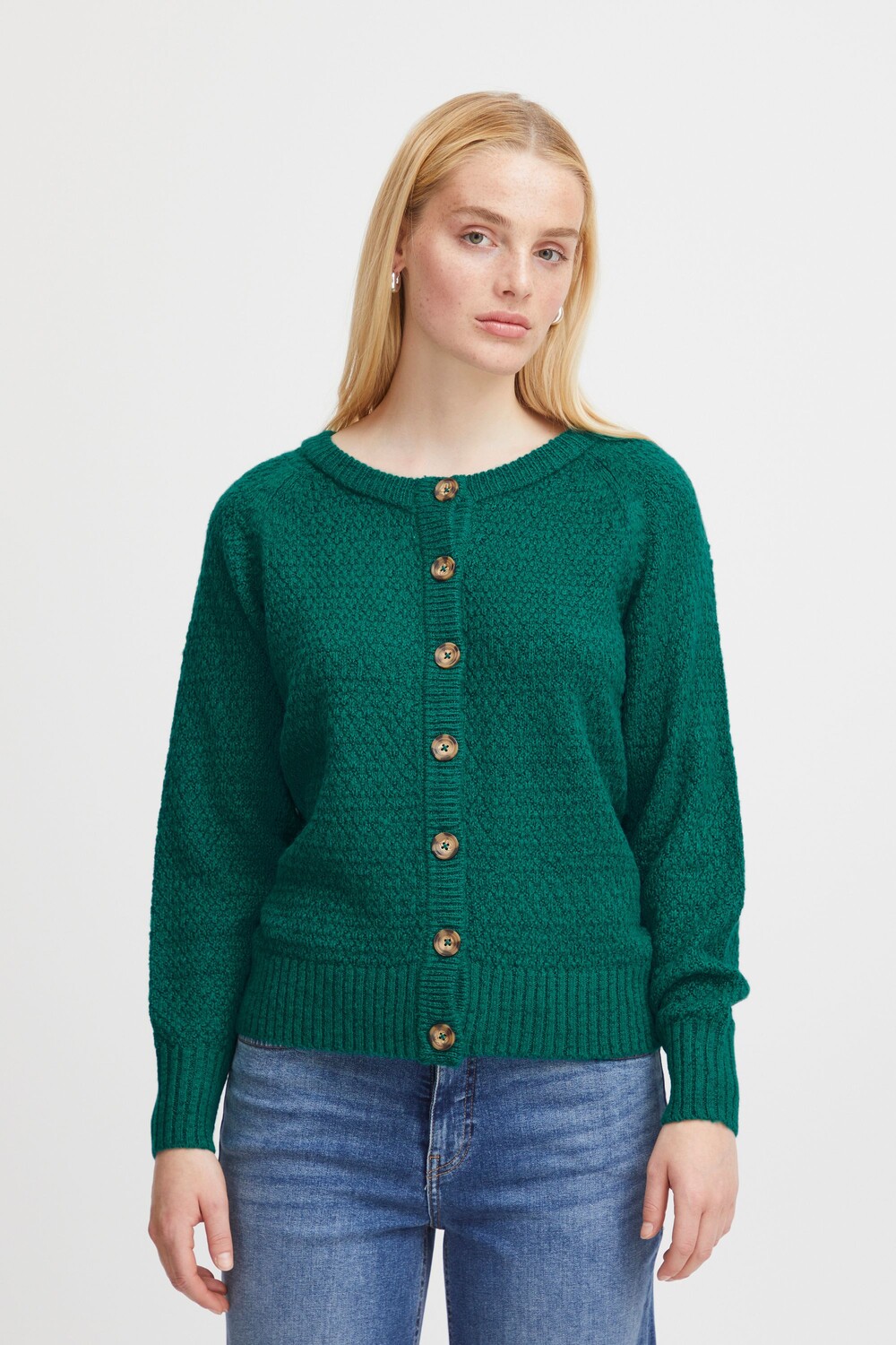 

Кардиган ICHI Strickjacke IHODANSA CA4 20116870, зеленый
