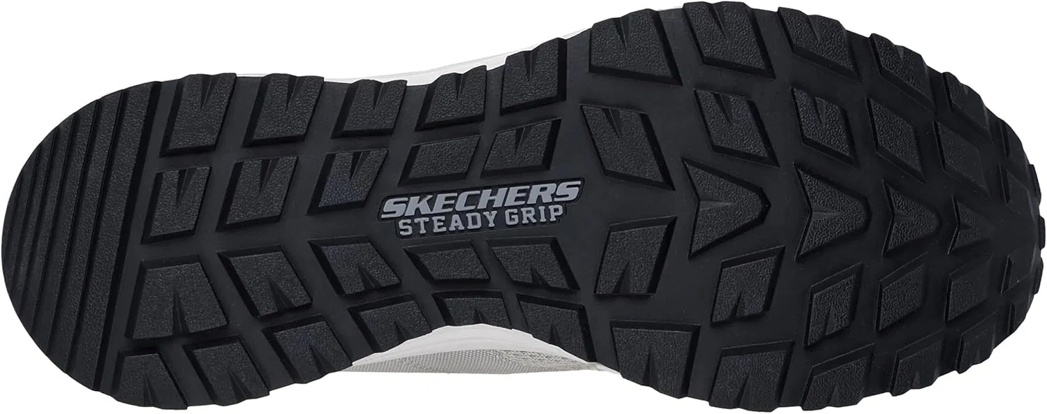 Кроссовки Skechers USA Men's Slade Ultra Mercer, Gray Leather Mesh — фото 2