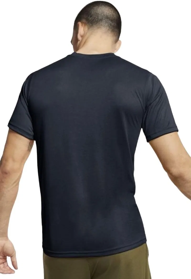 Футболка тренировочная Nike Dri-Fit, Obsidian/Black/Black — фото 2