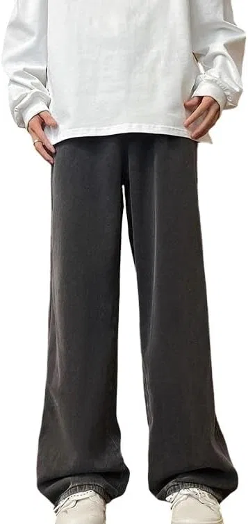 Джинсы прямые свободные Men’s Classic Solid, серый
