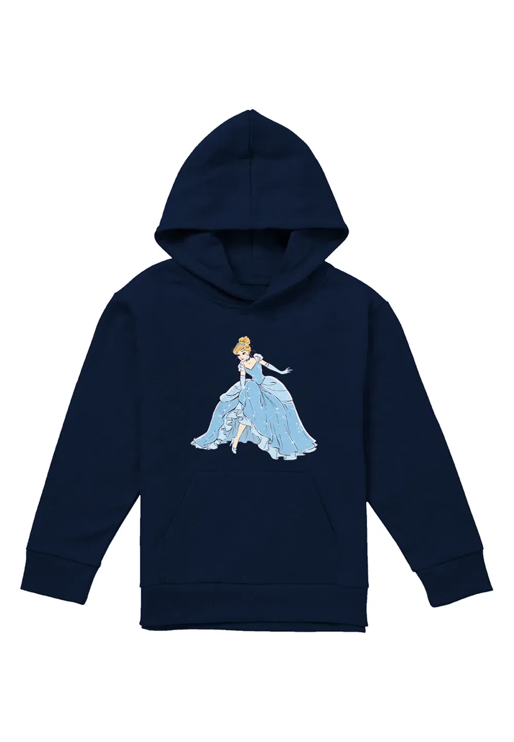 Детская толстовка Disney Cinderella с принтом, темно-синий