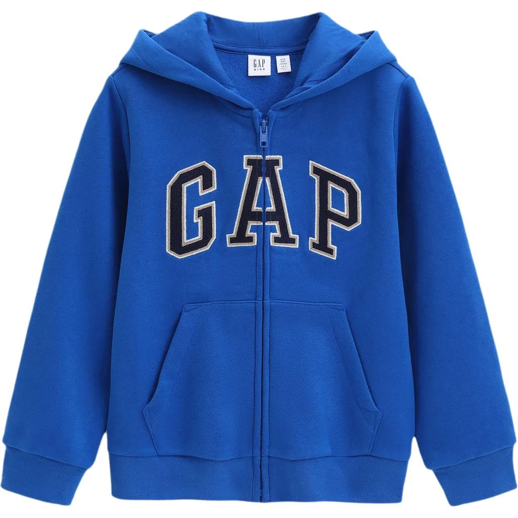 Детский свитшот с капюшоном GAP Royal Blue