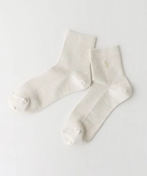 Женские короткие носки POLO RALPH LAUREN с блестками (артикул 03207228)