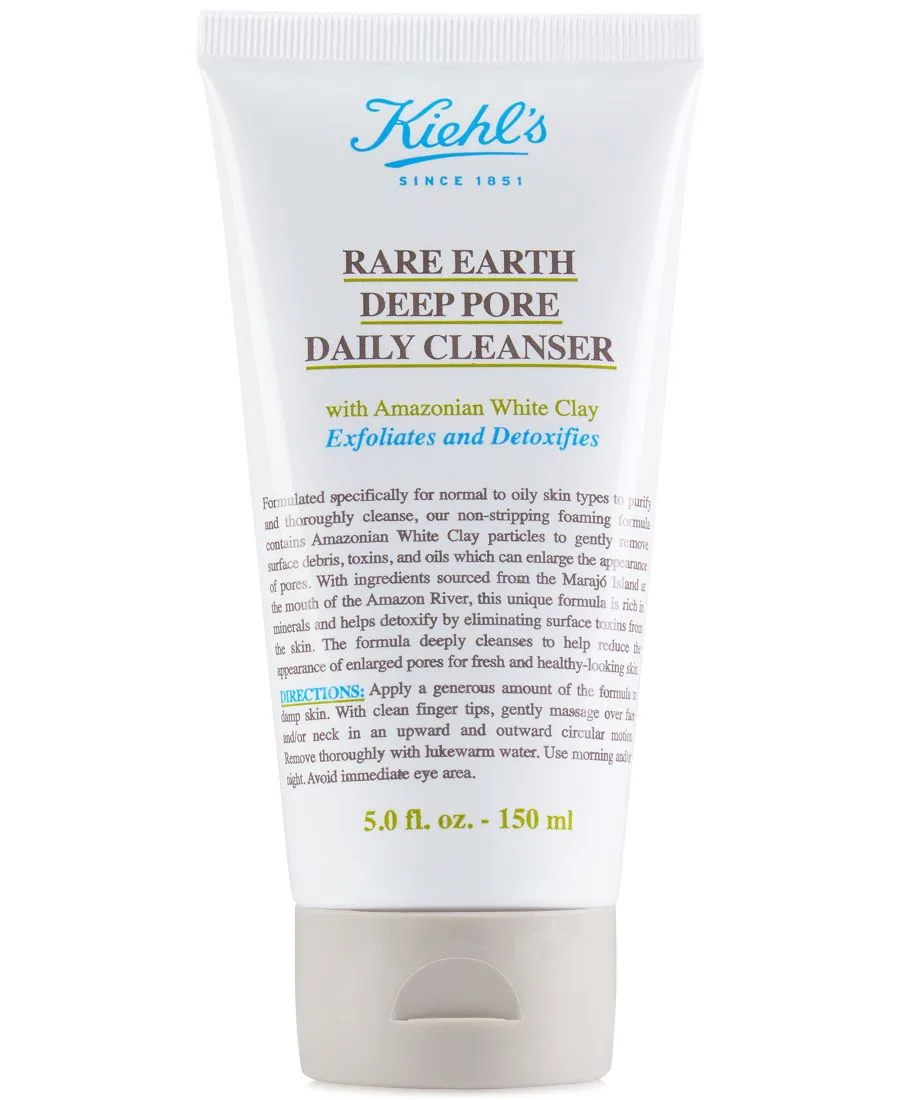 Kiehl's Since 1851 Очищающее средство для глубокого очищения пор Rare Earth Deep Pore Daily Cleanser, 140 мл