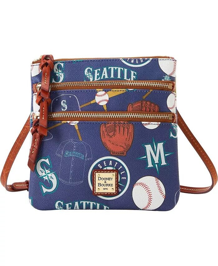 

Женская сумка через плечо Seattle Mariners Game Day с тройной молнией Dooney & Bourke