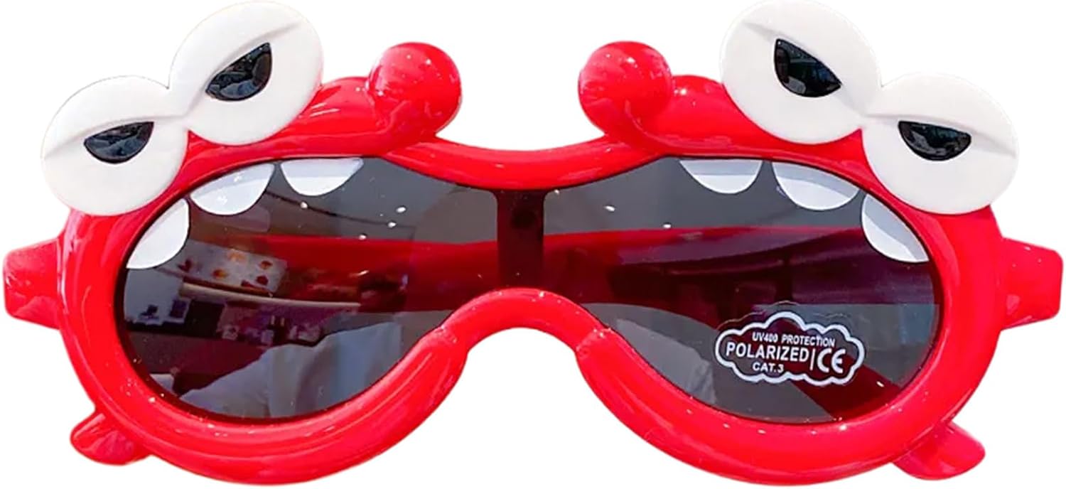 

Стильные солнцезащитные очки для девочек и мальчиков, реквизит для фотосессий, для путешествий, детские солнцезащитные очки большого размера, очки для девочек и мальчиков CAZSTYK, 6 Option Quantity: 1 Pc Note: 1