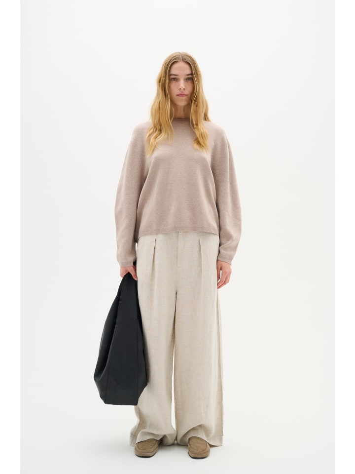 

InWear Вязаный свитер KayllaIW стандартного кроя, цвет песочно-серый меланж/дымка