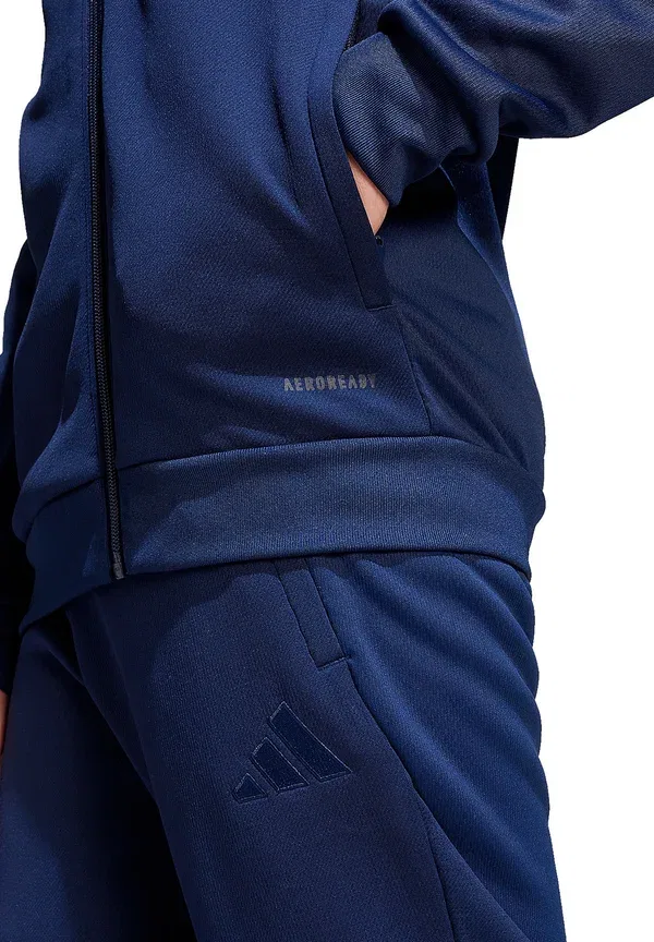 Толстовка футбольная на молнии Adidas Performance, синяя — фото 3
