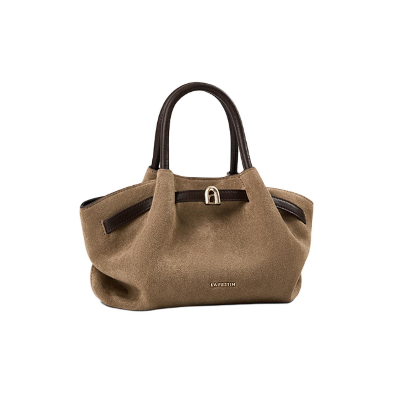 

Женская маленькая сумка через плечо из коровьей кожи, разноцветная La Festin, mousse коричневый