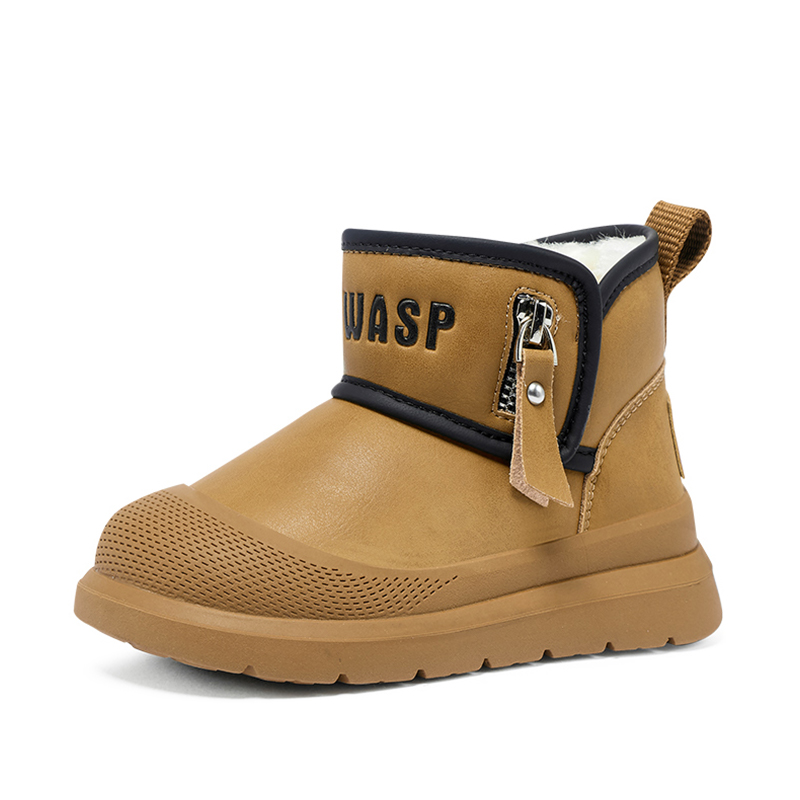 

Противоскользящие легкие утепленные водонепроницаемые детские ботинки kids' BIG WASP, хаки