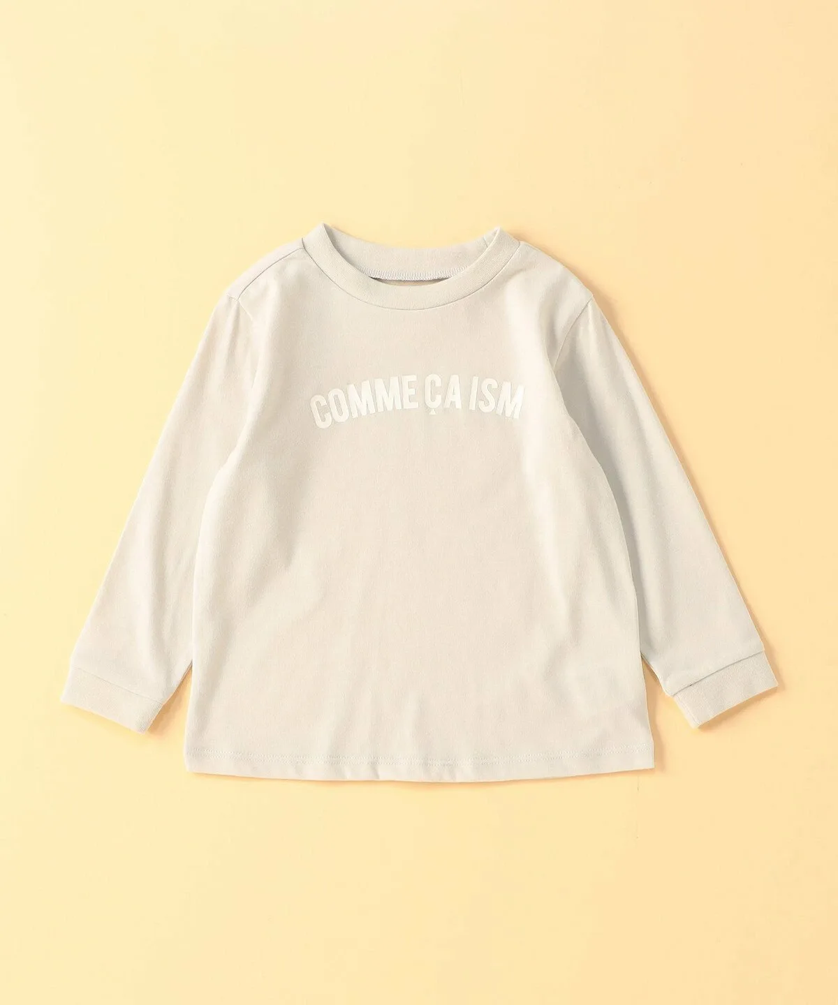 Футболка с длинными рукавами "Цвета Японии" (детский размер) Comme Ca Ism, Pearly (light gray)