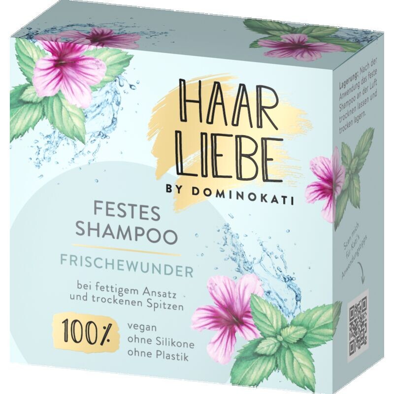 

Твердый шампунь чудо свежести Haarliebe by DominoKati, 70 g