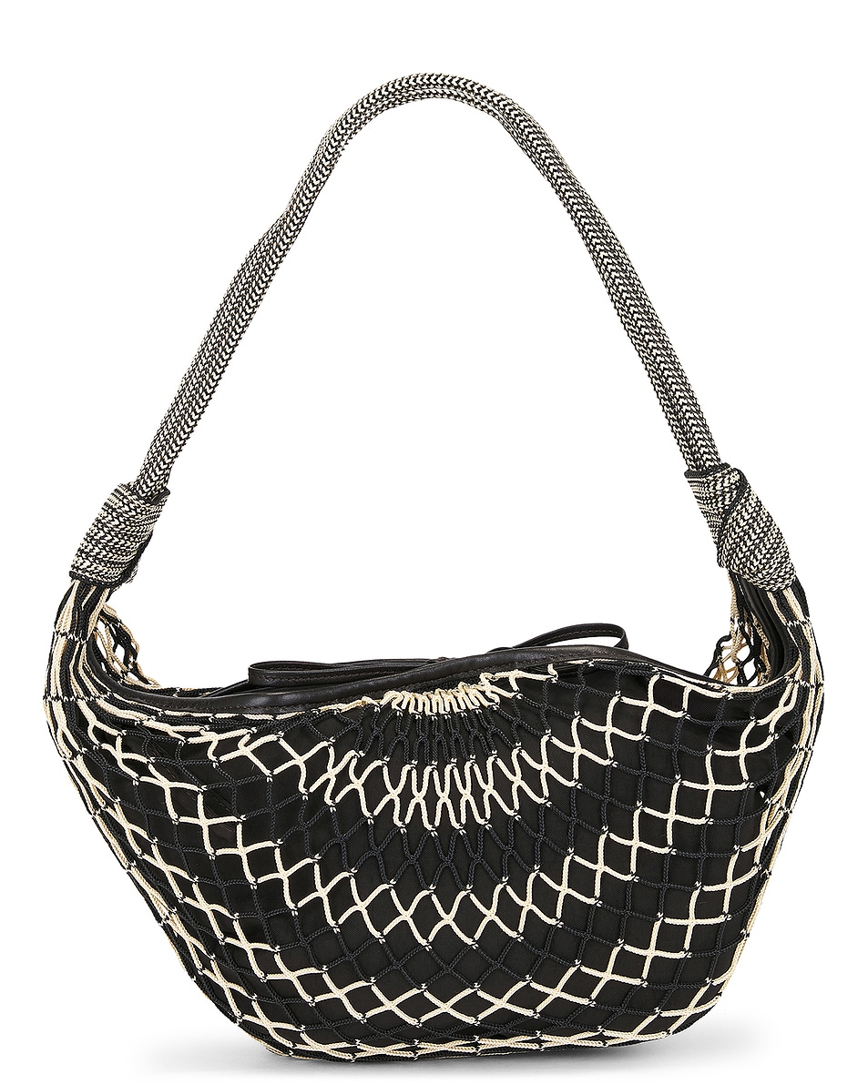 

Fortune Croissant Filt Сумка Lemaire, Chevron Light Beige & Black