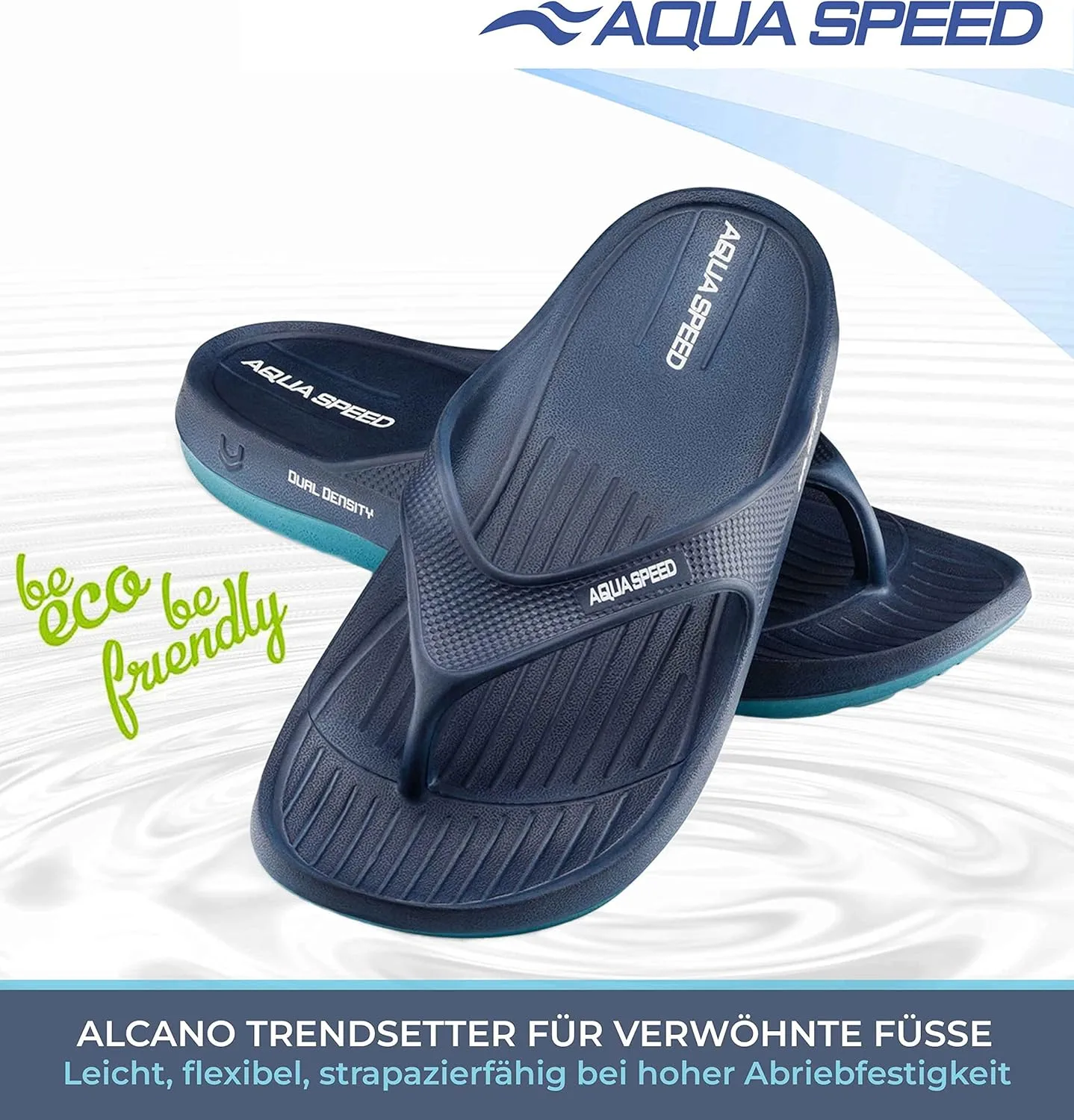 Сандалии для бассейна Aqua Speed, синий — фото 2