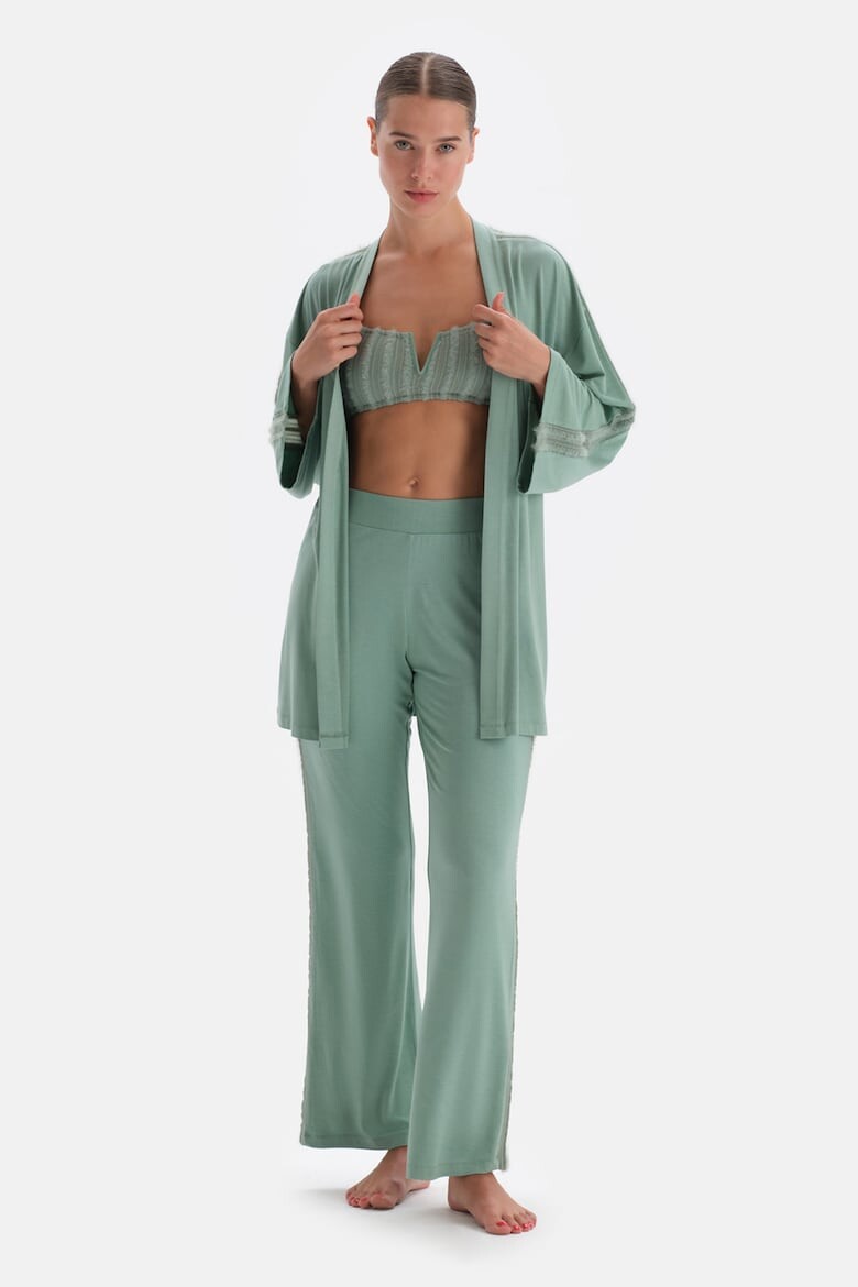 

Пижамный топ с поясом Dagi, зеленый